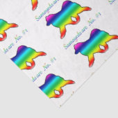 Geschenkpackung Nr.1 - Samoyed No.1; Matching-Elem Seidenpapier (Ausschnitt)