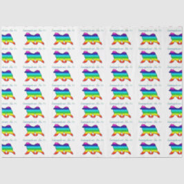 Geschenkpackung Nr.1 - Samoyed No.1; Matching-Elem Seidenpapier