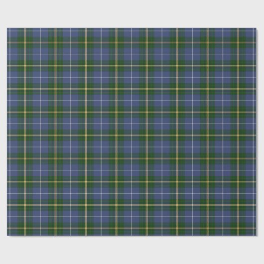 Geschenkpackung Papier blau Nova Scotia Tartan Geschenkpapier (Flach)