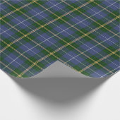 Geschenkpackung Papier blau Nova Scotia Tartan Geschenkpapier (Ecke)