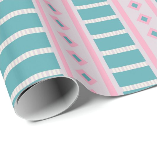 Geschenkpapier, 15 cm x 2,5 m glänzend geschenkpapier (Rolleneckpunkt)