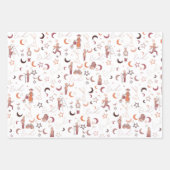 Geschenkpapier,19" x 29", Set von 3 Geschenkpapier Set (Vorderseite 3)