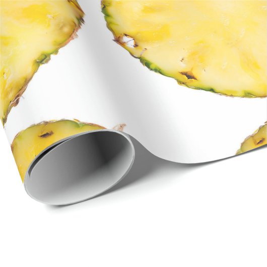 Geschenkpapier - Ananas-Scheibe (Rolleneckpunkt)