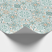 Geschenkpapier aus marokkanischem Fliesenmuster (Ecke)