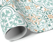 Geschenkpapier aus marokkanischem Fliesenmuster (Rolleneckpunkt)