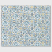 Geschenkpapier aus marokkanischem Fliesenmuster (Flach)