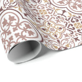 Geschenkpapier aus marokkanischem Fliesenmuster (Rolleneckpunkt)