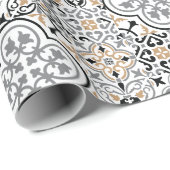 Geschenkpapier aus marokkanischem Fliesenmuster (Rolleneckpunkt)