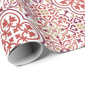 Geschenkpapier aus marokkanischem Fliesenmuster (Rolleneckpunkt)