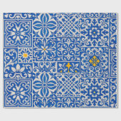 Geschenkpapier Azulejo ( (Flach)
