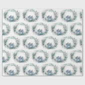 Geschenkpapier Baby Boy Shower oder Feier (Flach)