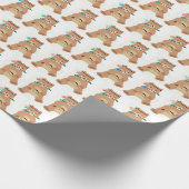 Geschenkpapier - Baby Tapferer Bär (Ecke)