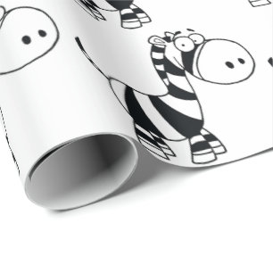 Geschenkpapier - Baby Zebra