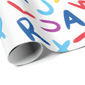 Geschenkpapier - Bildungs-Geschenkpapier für Kinde (Rolleneckpunkt)