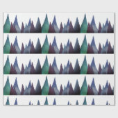 Geschenkpapier Blau Oben (Flach)