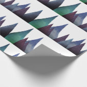 Geschenkpapier Blau Oben (Ecke)