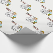 Geschenkpapier Buchhalter (Ecke)