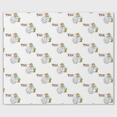 Geschenkpapier Buchhalter (Flach)