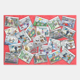 Geschenkpapier | Comic | Cartoon