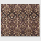 Geschenkpapier-Damast-Designs Geschenkpapier (Flach)