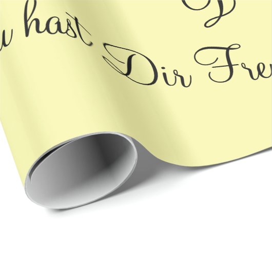 Geschenkpapier Danke zum Abschied (Rolleneckpunkt)