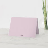 Geschenkpapier Dankeskarte (Rückseite)