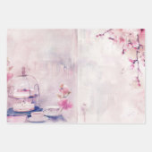 Geschenkpapier – Decoupage - Vintage-Teestunde Set (Vorderseite)