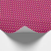 Geschenkpapier "Deep Liebe Red Pattern" (Ecke)