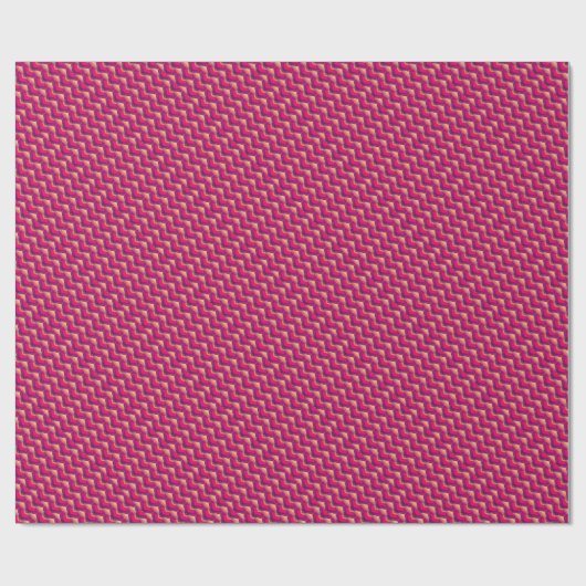 Geschenkpapier "Deep Liebe Red Pattern" (Flach)