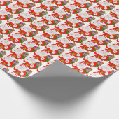 Geschenkpapier des Weihnachtsmanns (Ecke)