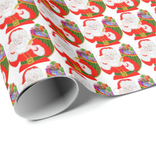Geschenkpapier des Weihnachtsmanns