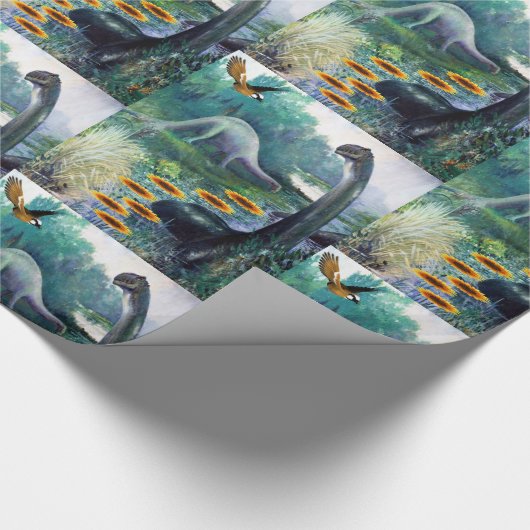 Geschenkpapier Dinosaurier (Ecke)
