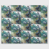 Geschenkpapier Dinosaurier (Flach)