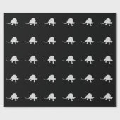 Geschenkpapier DINOSAURIER DESIGN STIL (Flach)