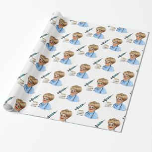 Geschenkpapier Doktor