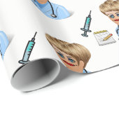 Geschenkpapier Doktor (Rolleneckpunkt)