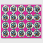 Geschenkpapier DragonX Pickleball-Team (Flach)