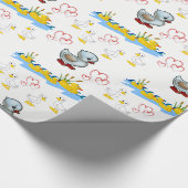Geschenkpapier Enten (Ecke)