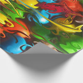 Geschenkpapier Farbschmelzen M&Ms Design (Ecke)