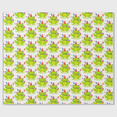 Geschenkpapier - feiernder Frosch (Flach)