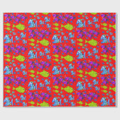 Geschenkpapier Fisch (Flach)