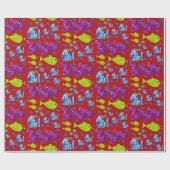 Geschenkpapier Fisch (Flach)