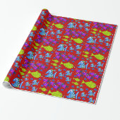 Geschenkpapier Fisch (Ungerollt)