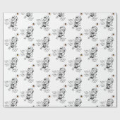 Geschenkpapier Fischer (Flach)