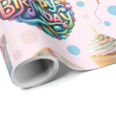 Geschenkpapier Flachblatt-Set aus 3 (Rolleneckpunkt)