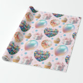 Geschenkpapier Flachblatt-Set aus 3 (Ungerollt)