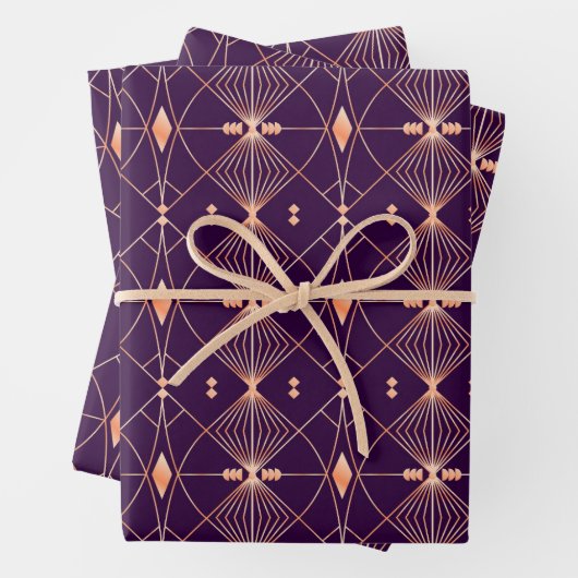 Geschenkpapier Flachblatt-Set aus 3 Teilen Set (Beispiel)