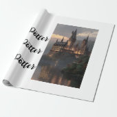 Geschenkpapier flaches Blatt Harry Potter (Ungerollt)