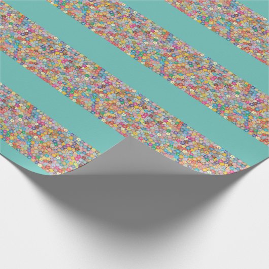 GESCHENKPAPIER FLORAL (Ecke)