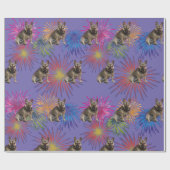 Geschenkpapier französische Bulldogge (Flach)